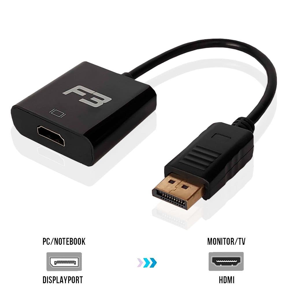 ADAPTADOR CONVERSOR DISPLAYPORT X HDMI F JC-CB-DMI 620 F3